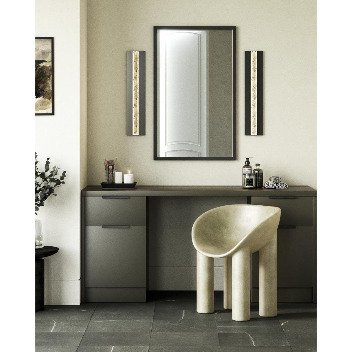 Alora WV322623UBAR KISMET 23" WV URBAN BRONZE ALABASTER 30W LED 90 3000K AC LED