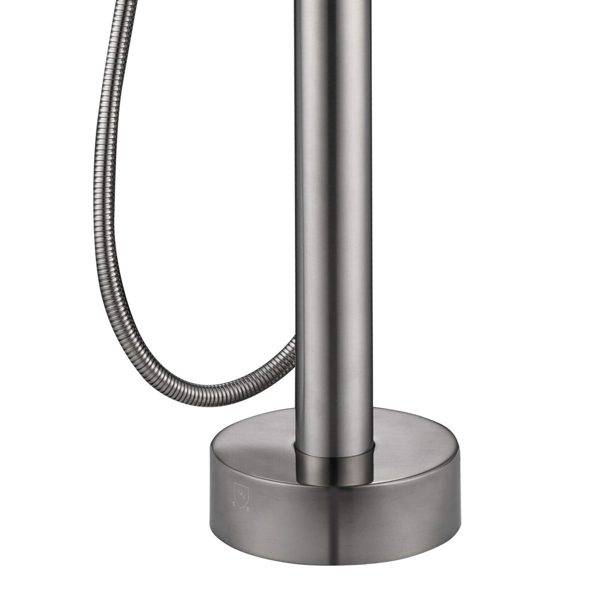 PULSE ShowerSpas 3021-FSTF-BN Brushed Nickel Freestanding Tub Filler with Diverter