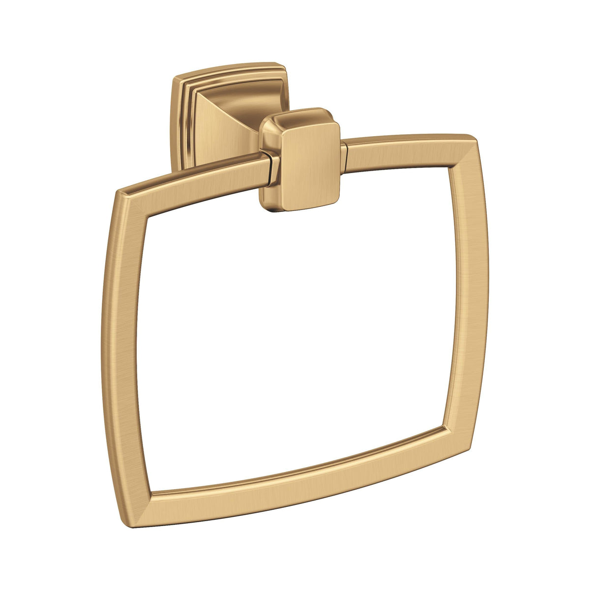 Amerock BH36032CZ Champagne Bronze Towel Ring 6-13/16 in (173 mm) Length Towel Holder Revitalize Hand Towel Holder for Bathroom Wall Small Kitchen Towel Holder Bath Accessories