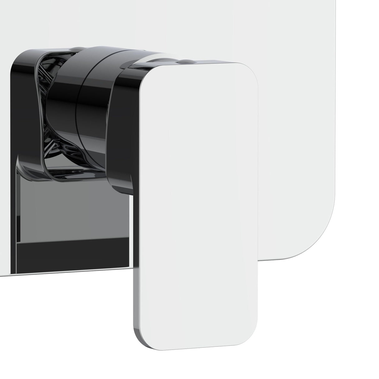 PULSE ShowerSpas 3007-RIVD-ORB Two Way Tru-Temp Pressure Balance 1/2" Rough-In Valve with Square Matte Black Trim Kit