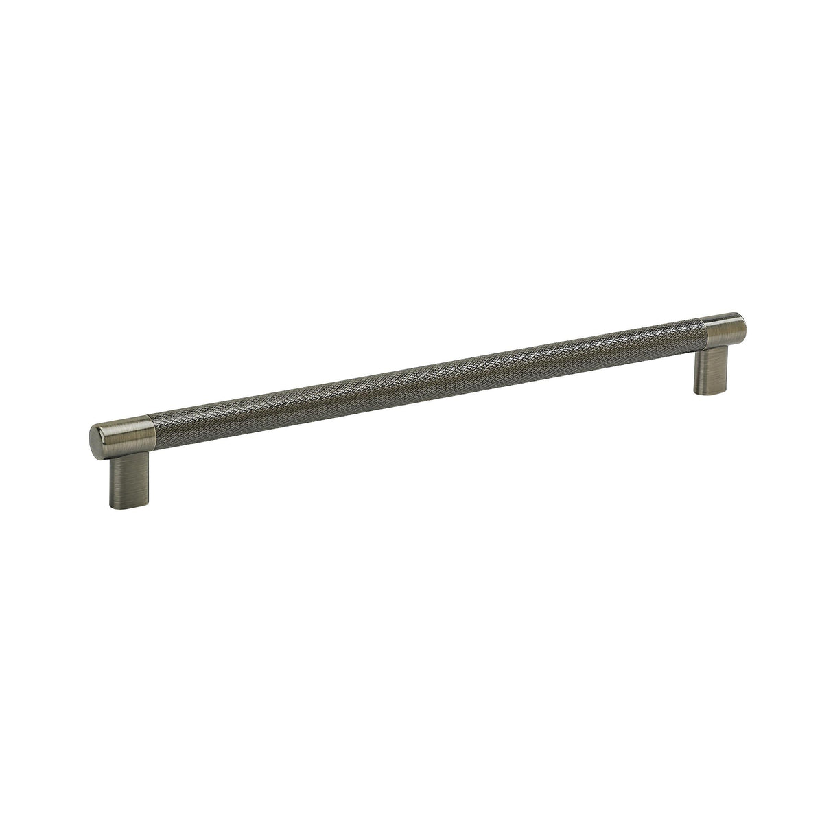 Amerock Kitchen Cabinet Pull Gunmetal 12-5/8 in (320 mm) Center-to-Center Bronx 1 Pack Furniture Hardware Cabinet Handle Bathroom Drawer Pull