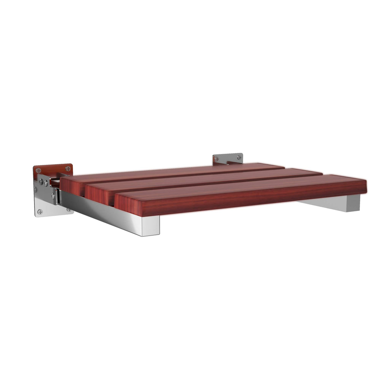 PULSE Showerspas 4008-SSB ErgoSeat II, ADA Compliant Bamboo Shower Seat, Brushed Stainless Steel