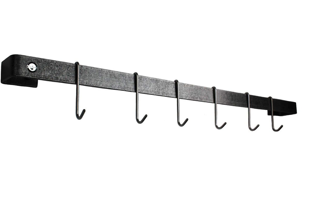 Enclume WR2 HS 30" Classic Wall Rack Utensil Bar w/ 6 Hooks HS