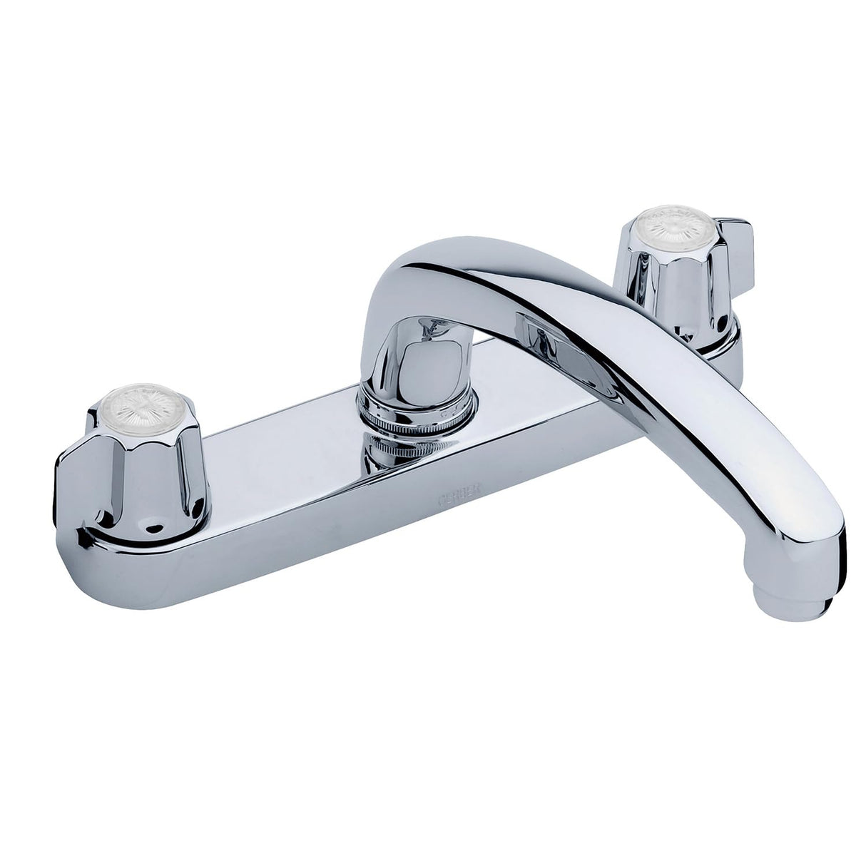Gerber G0742416 Chrome Classics Two Handle Kitchen Faucet Deck Plate MOUNTED...