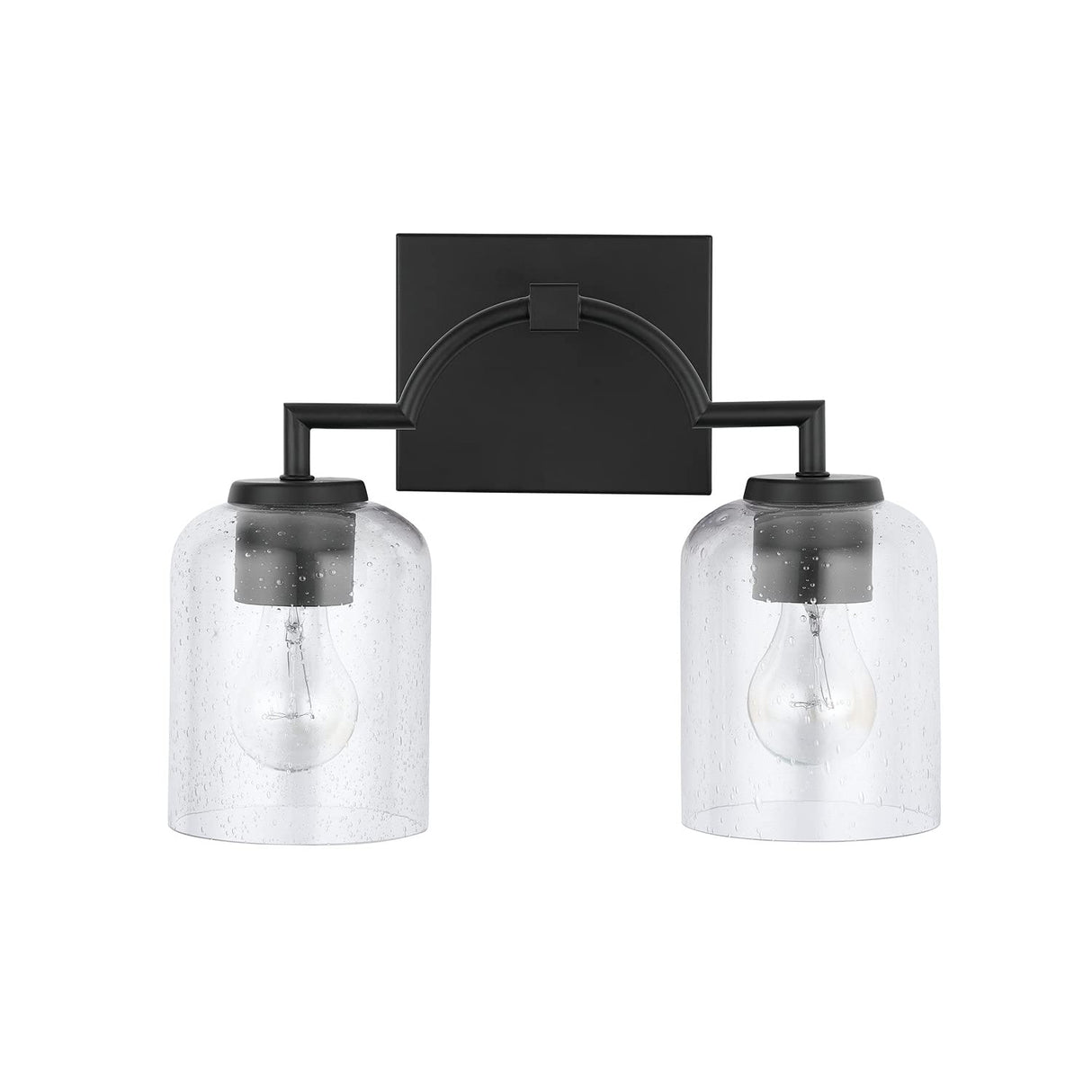 Capital Lighting 139321MB-500 Carter 2 Light Vanity Matte Black