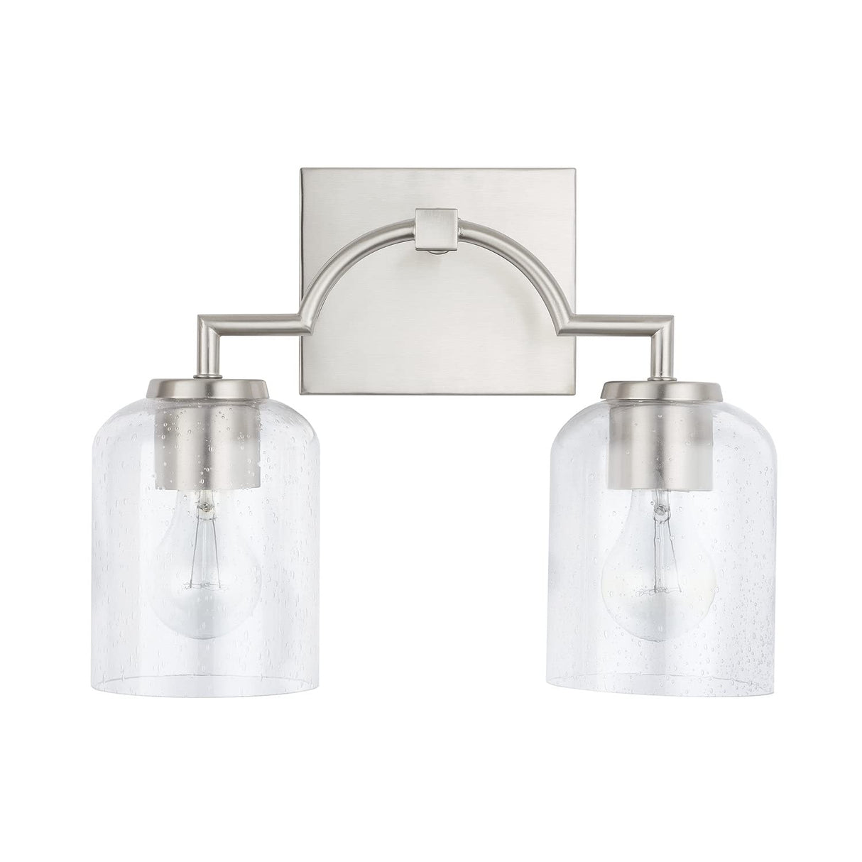 Capital Lighting 139321BN-500 Carter 2 Light Vanity Brushed Nickel