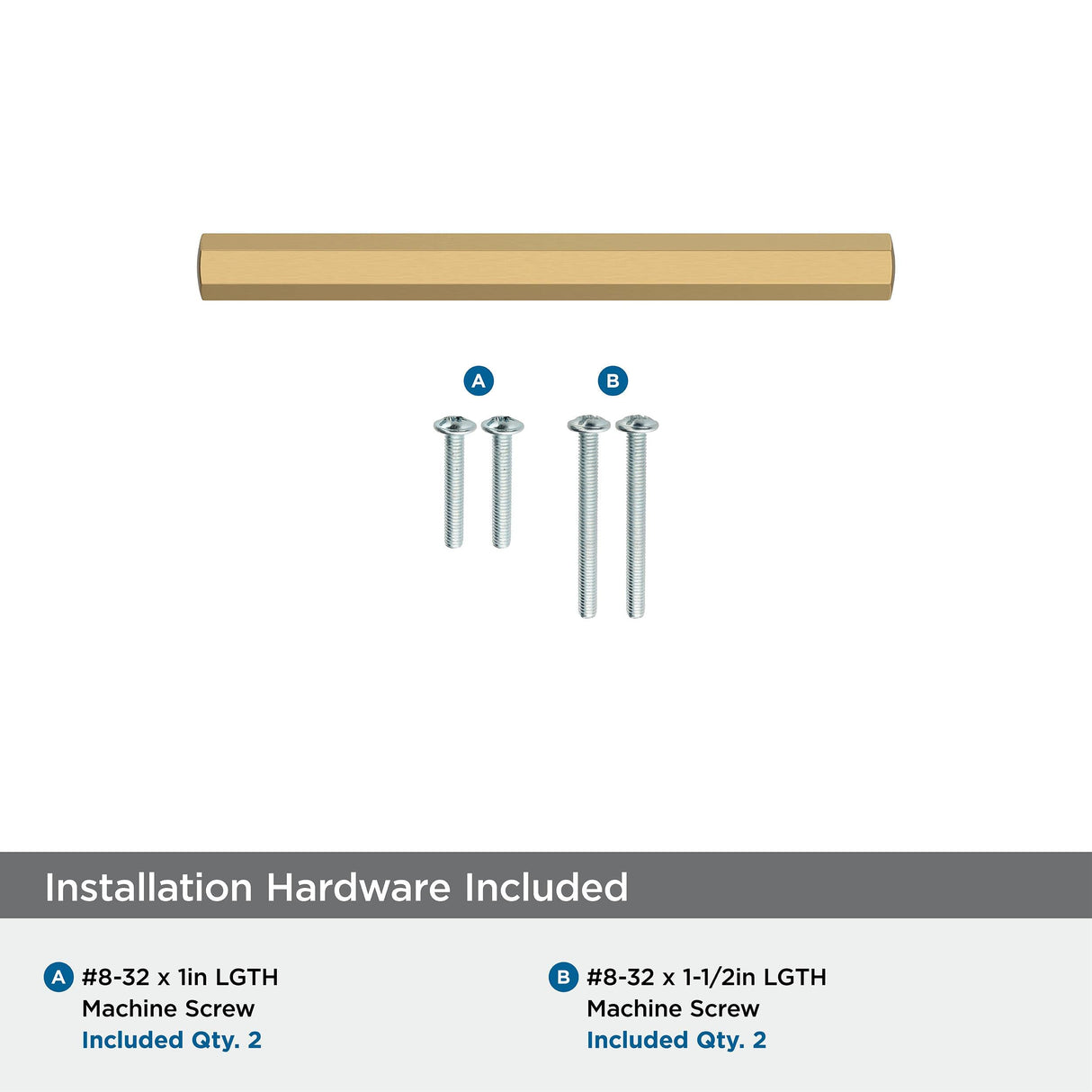 Amerock BP37365CZ Champagne Bronze Cabinet Pull 3 in (76 mm) Center-to-Center Cabinet Handle Caliber Drawer Pull Kitchen Cabinet Handle Furniture Hardware
