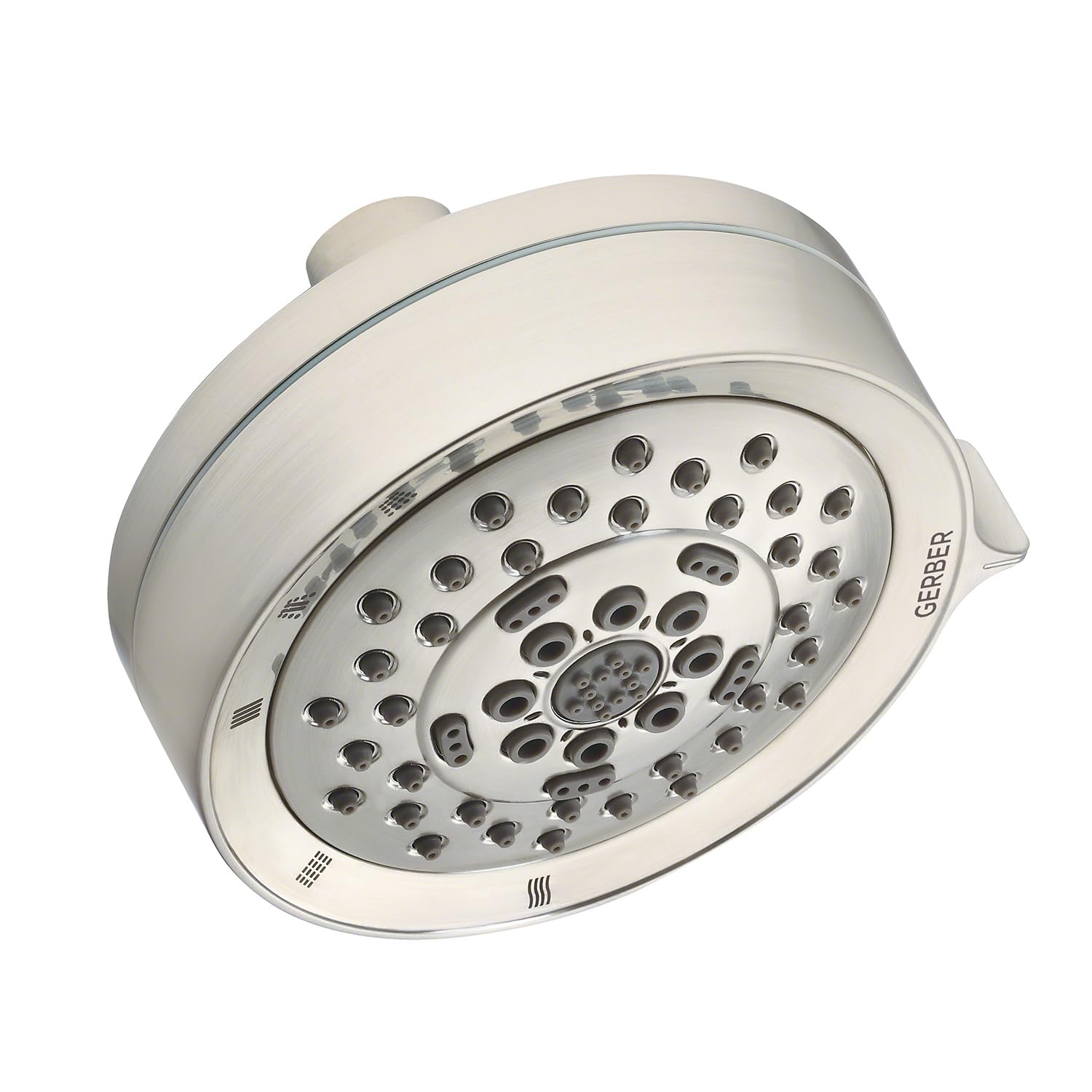 Gerber D460065BN Brushed Nickel Parma 4 1/2" 5-function Showerhead, 1.5GPM