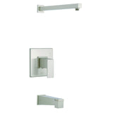 Gerber D500062LSBNTC Brushed Nickel Mid-town Tub & Shower Trim Kit, Without Showerhead