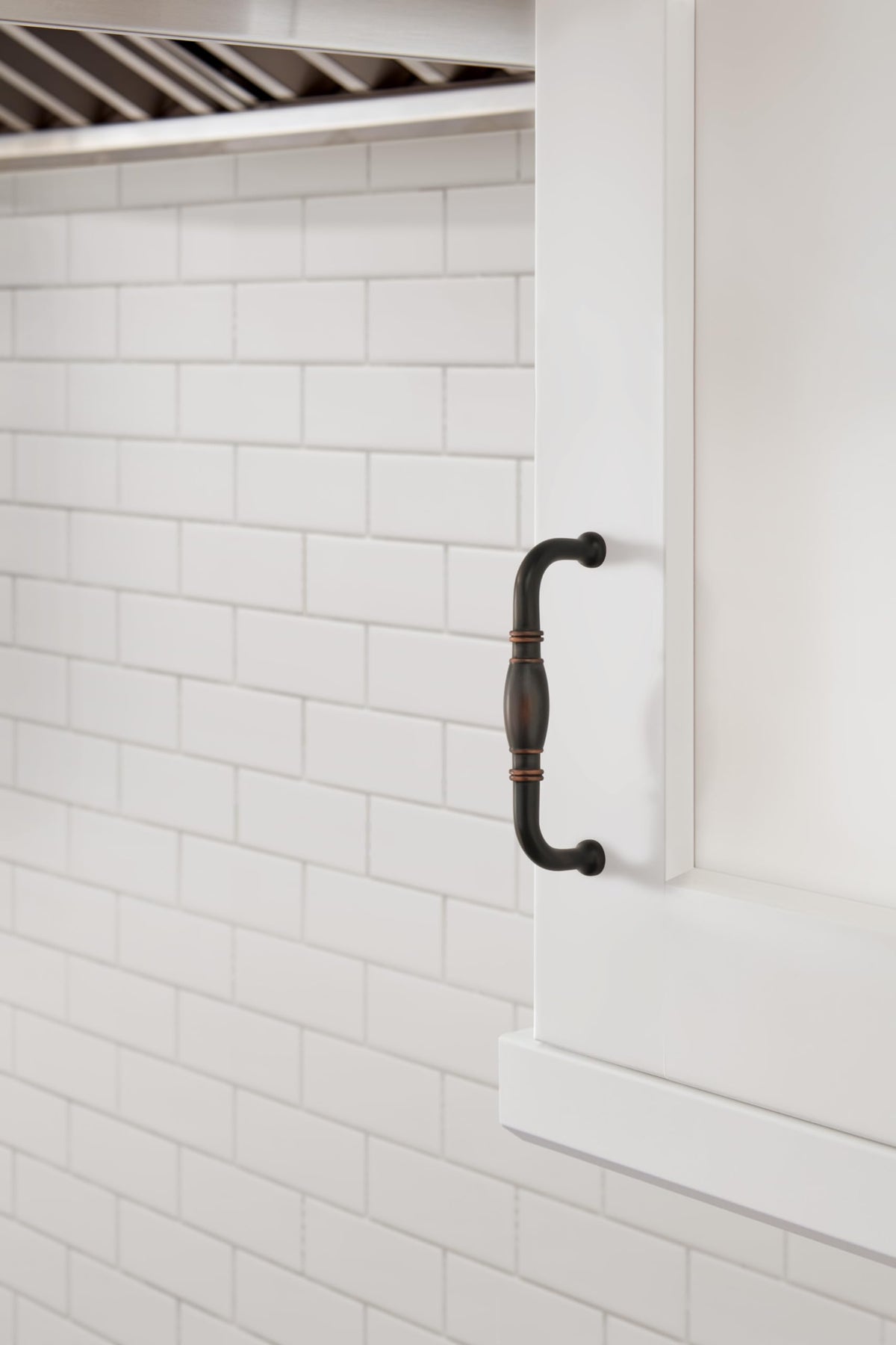 Amerock Cabinet Pull Oil Rubbed Bronze 3-3/4 inch (96 mm) Center to Center Granby 1 Pack Drawer Pull Drawer Handle Cabinet Hardware