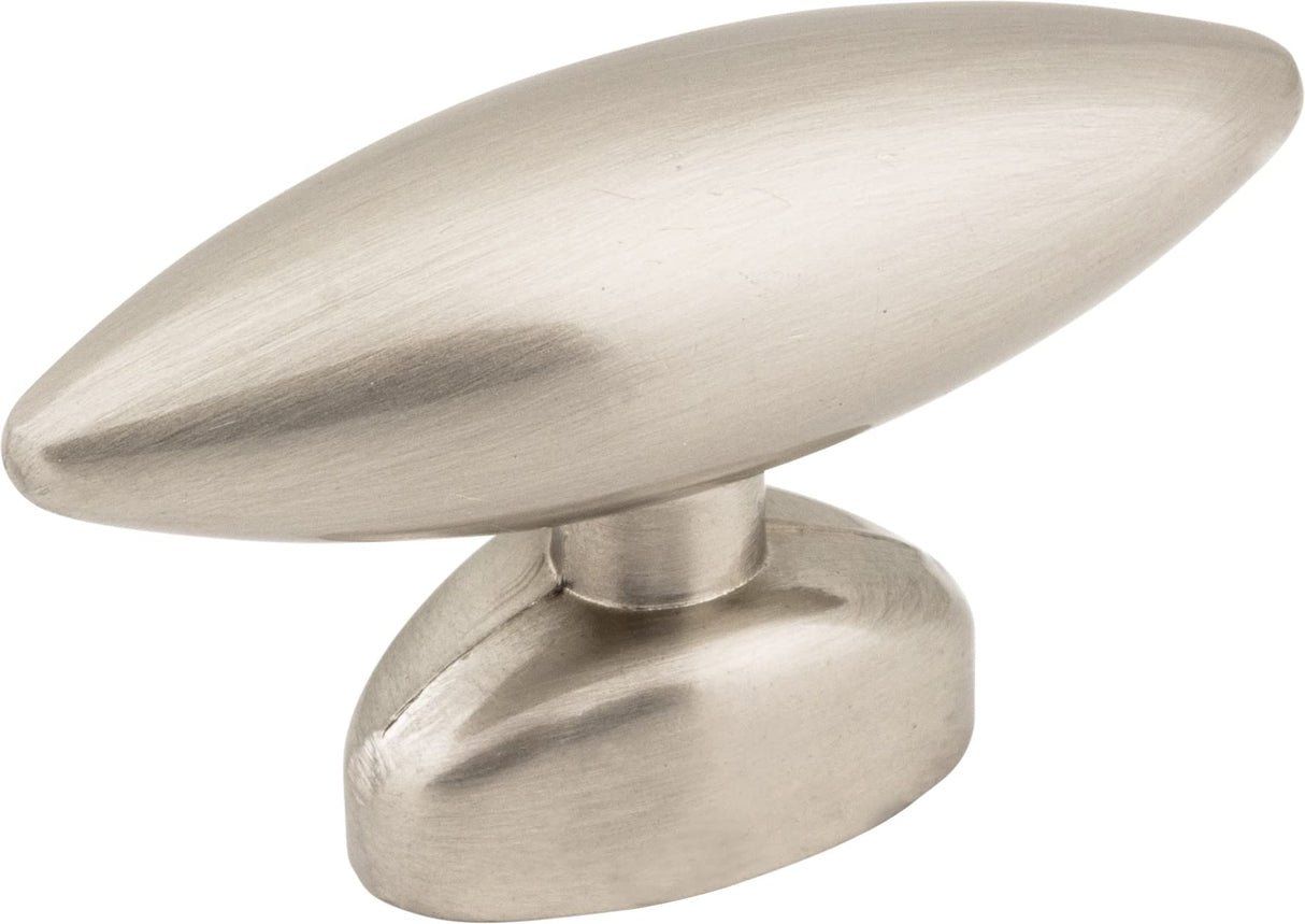 Elements 409222SN 1-9/16" Overall Length Satin Nickel Football Verona Cabinet "T" Knob