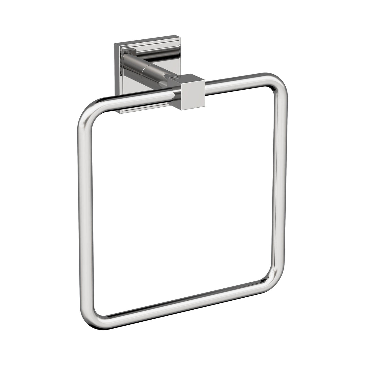 Amerock BH3607226 Chrome Towel Ring 7-1/16 in (179 mm) Length Towel Holder Appoint Hand Towel Holder for Bathroom Wall Small Kitchen Towel Holder Bath Accessories