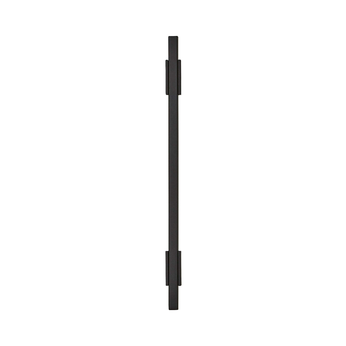 Amerock Cabinet Pull Matte Black/Matte Black 6-5/16 inch (160 mm) Center to Center Urbanite 1 Pack Drawer Pull Drawer Handle Cabinet Hardware