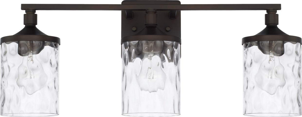 Capital Lighting 128831BZ-451 Colton 3 Light Vanity Bronze