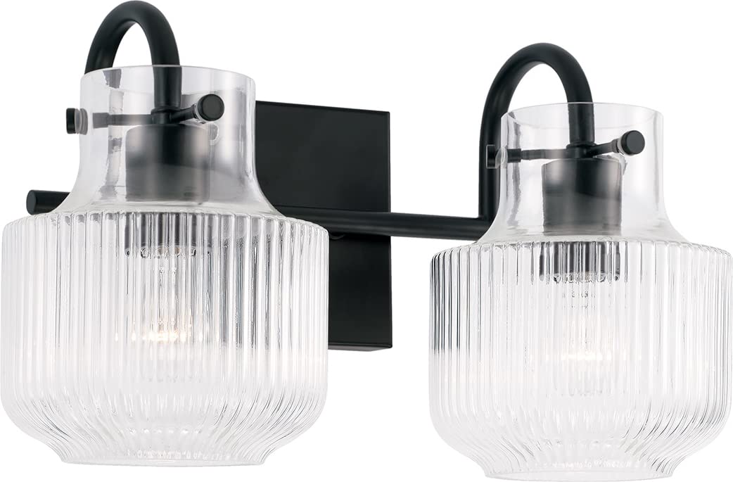 Capital Lighting 145121MB Nyla 2 Light Vanity Matte Black