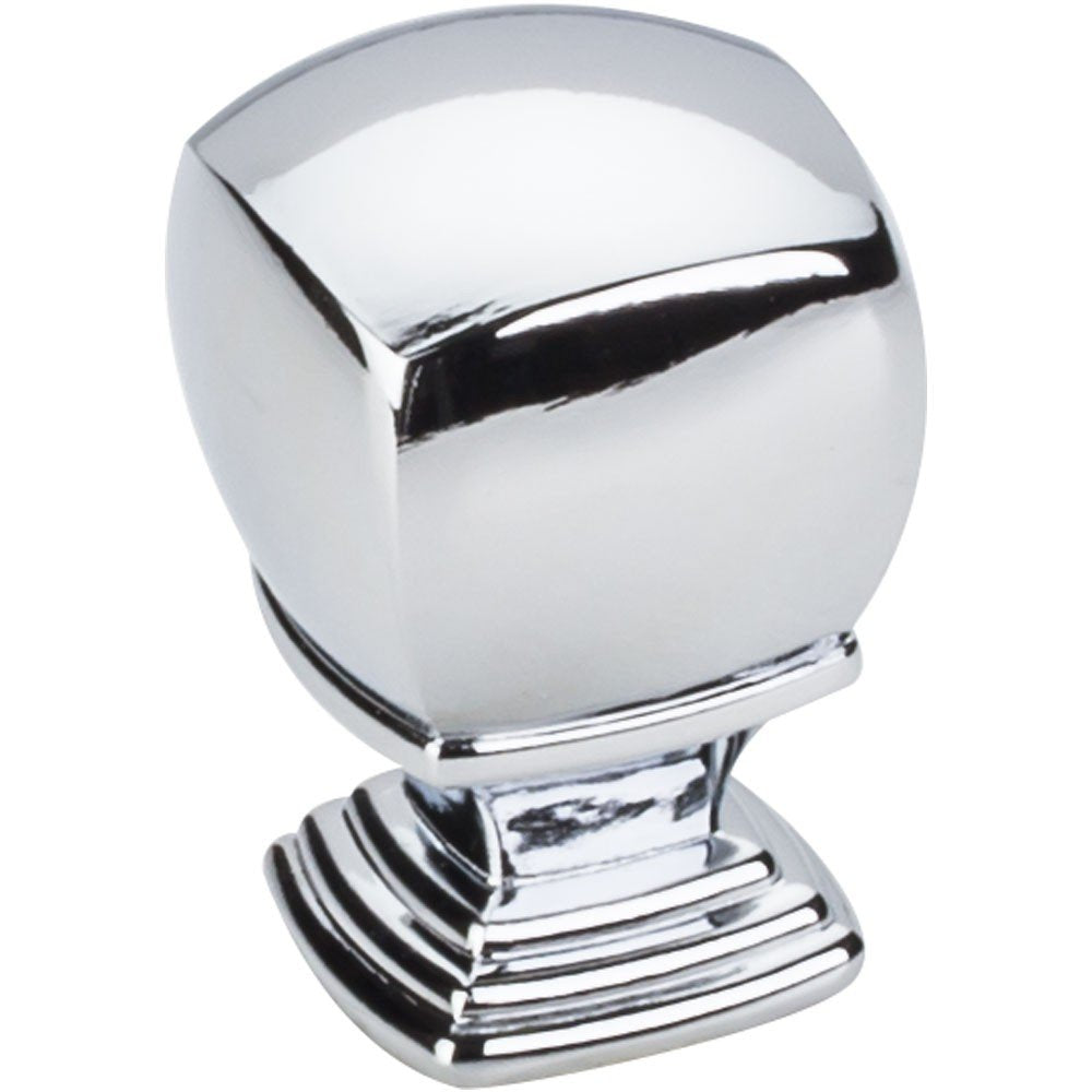 Jeffrey Alexander 188L-PC 1" Overall Length Polished Chrome Katharine Cabinet Knob