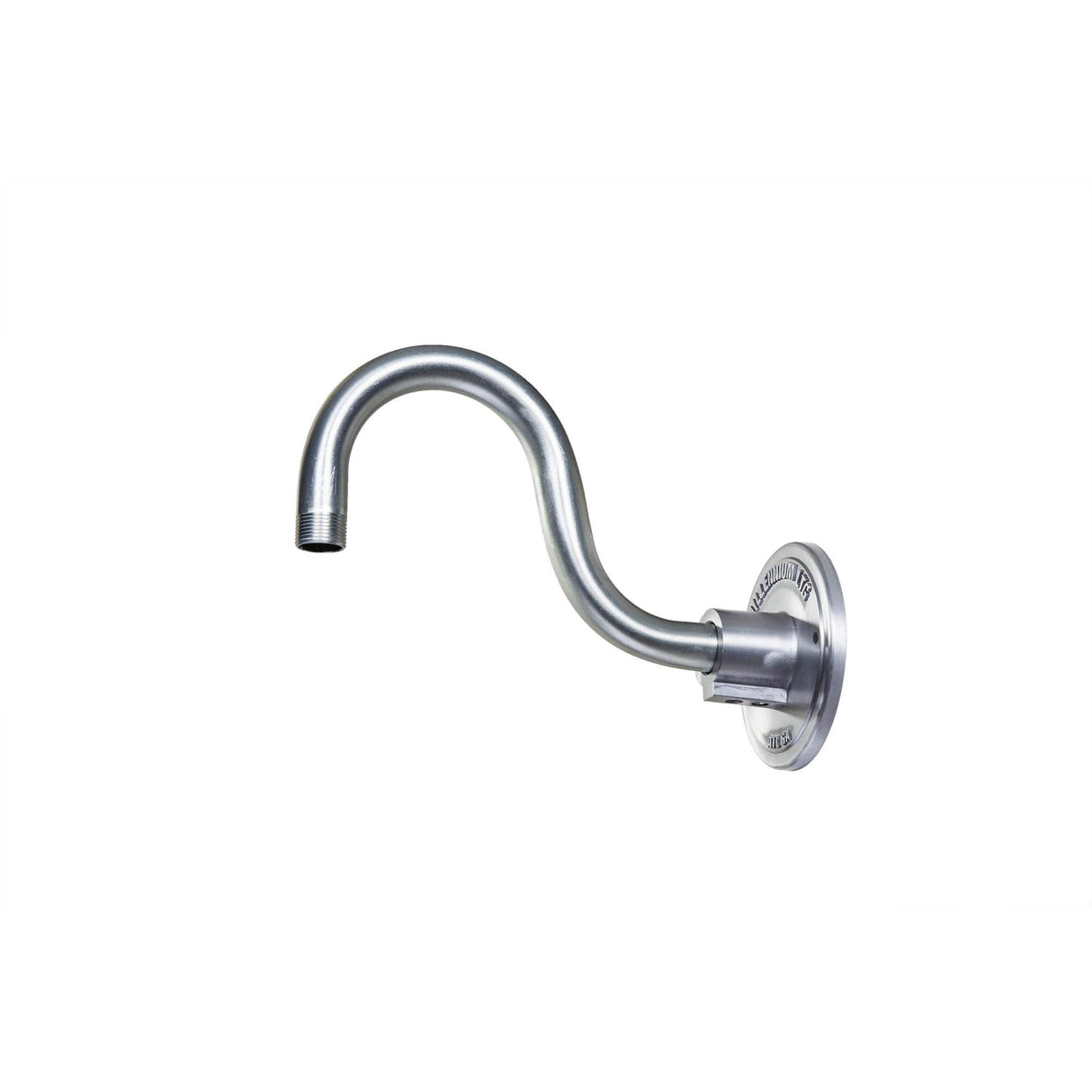 Millennium Lighting RGN10-GA RLM Outdoor Wall Sconce with 12" Wide Radial Wave Shade and 10" Gooseneck Stem