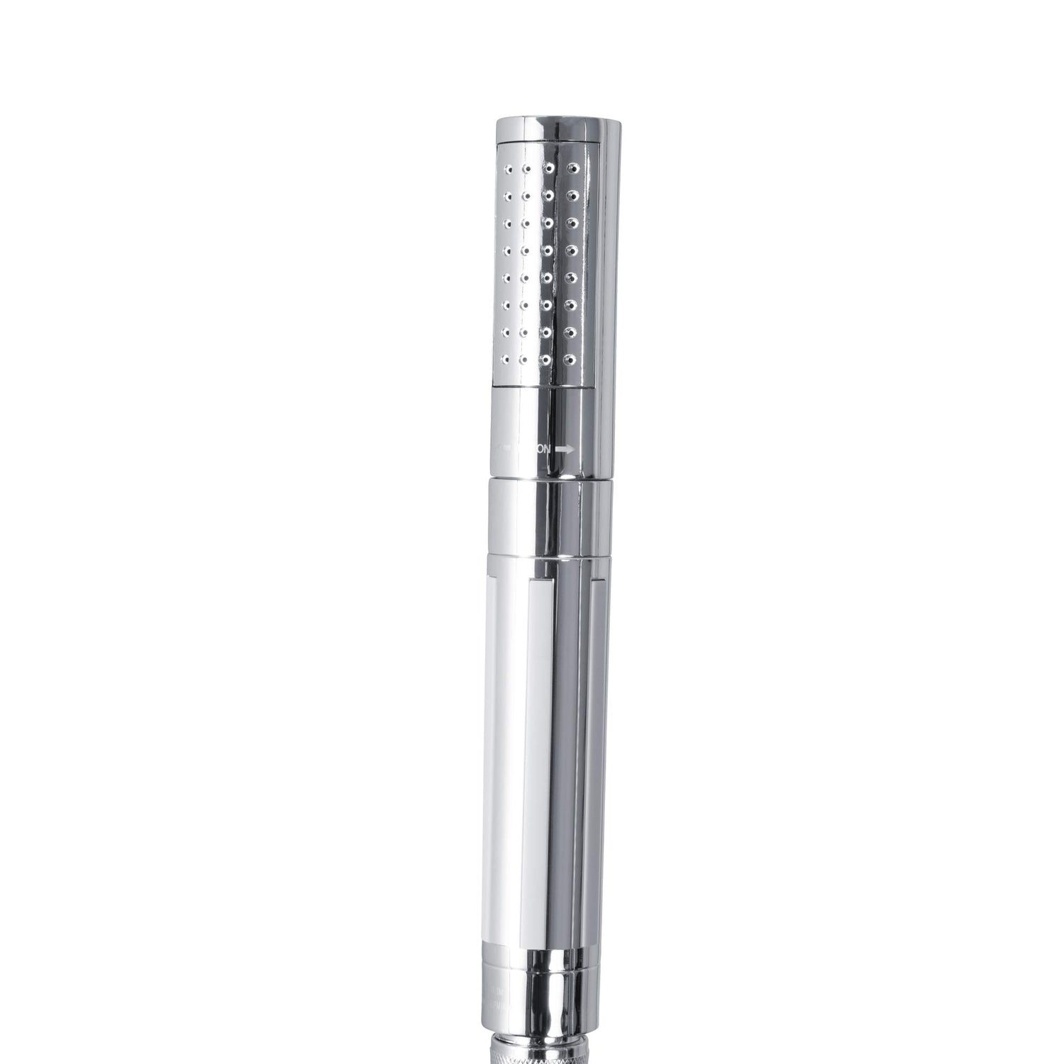 PULSE ShowerSpas 1052-CH Aquarius Shower System with 8" Rain Showerhead and Magnetic Attached Hand Shower with On/Off, Polished Chrome