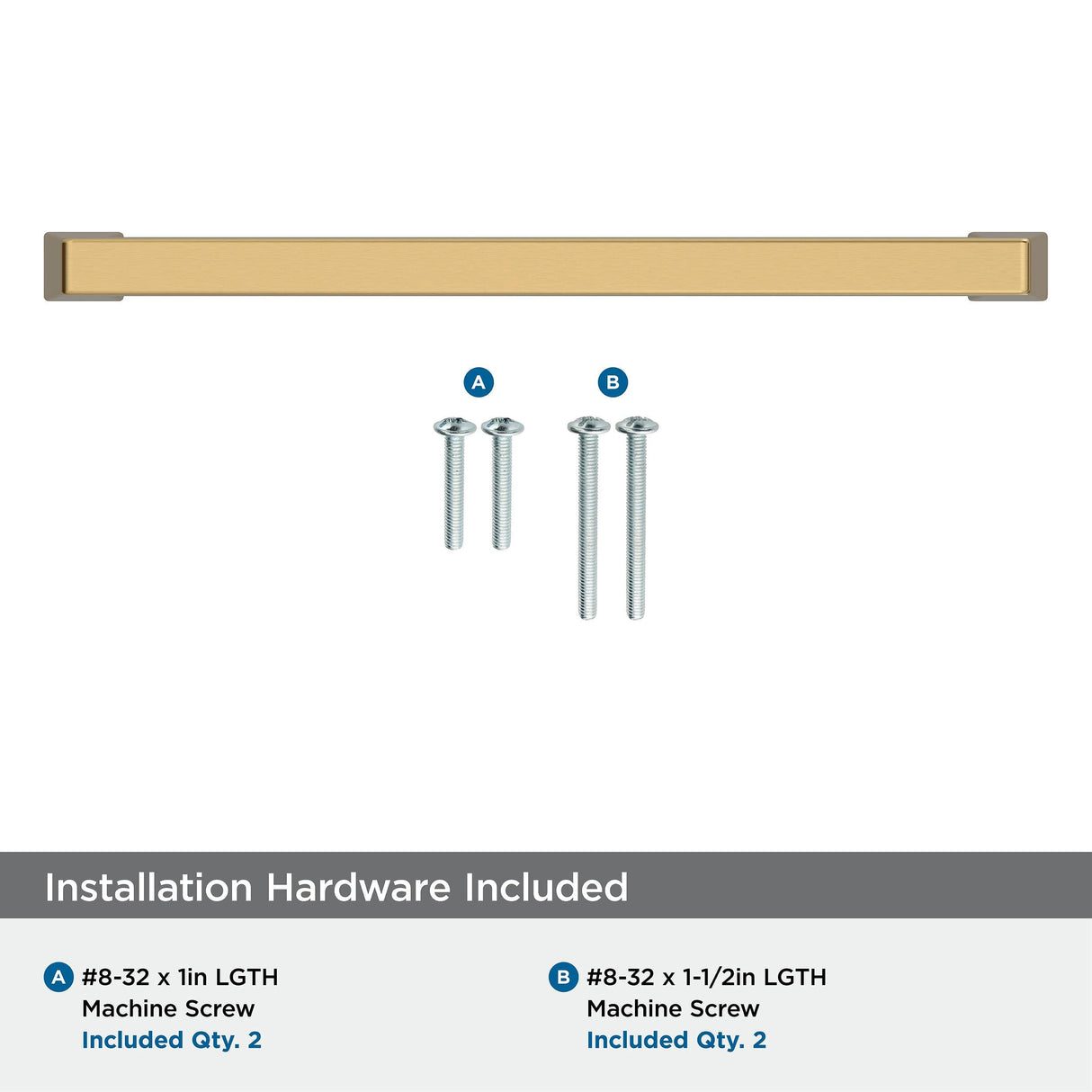 Amerock BP55282CZ Champagne Bronze Cabinet Pull 8 in (203 mm) Center-to-Center Cabinet Handle Blackrock Drawer Pull Kitchen Cabinet Handle Furniture Hardware