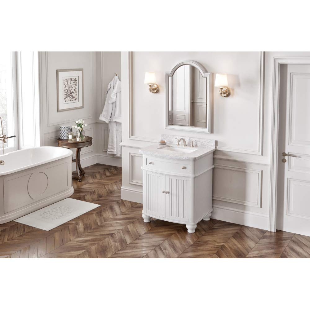 Jeffrey Alexander VN2COM-30-WH-NT 30" White Compton Vanity
