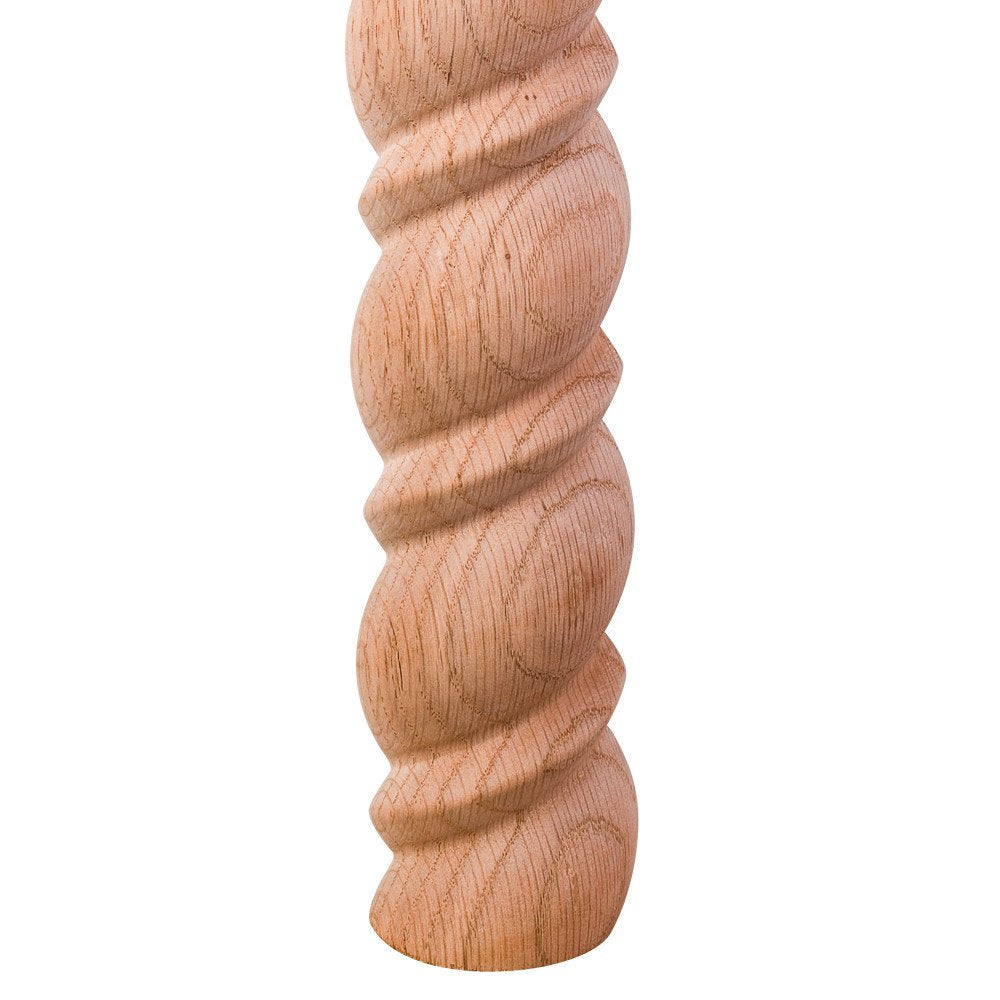 Hardware Resources P3S-ALD 3-1/2" W x 1-3/4" D x 35-1/2" H Alder Rope Split Post