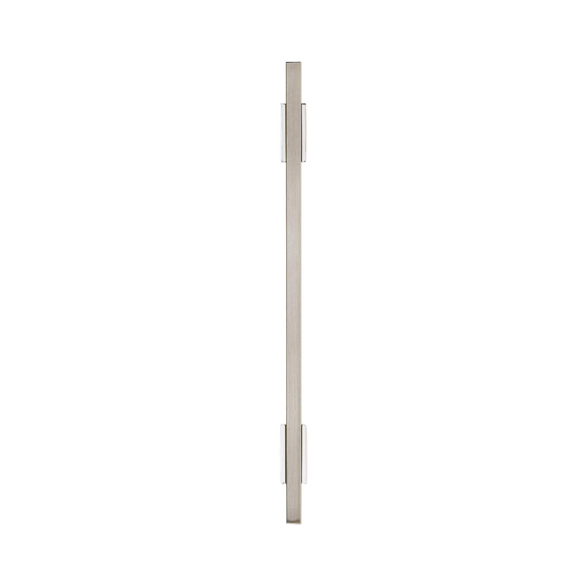 Amerock Cabinet Pull Polished Chrome/Satin Nickel 6-5/16 inch (160 mm) Center to Center Urbanite 1 Pack Drawer Pull Drawer Handle Cabinet Hardware