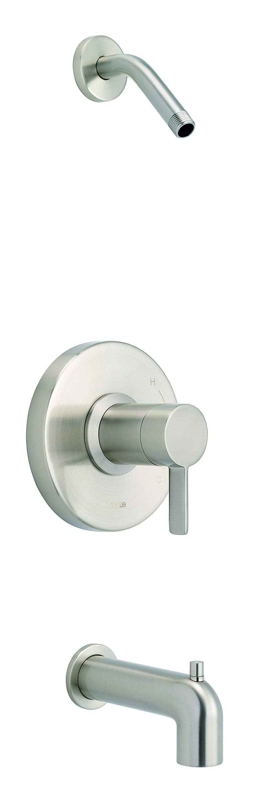 Gerber D520030LSBNTC Brushed Nickel Amalfi Tub & Shower Trim Kit, Without Showerhead