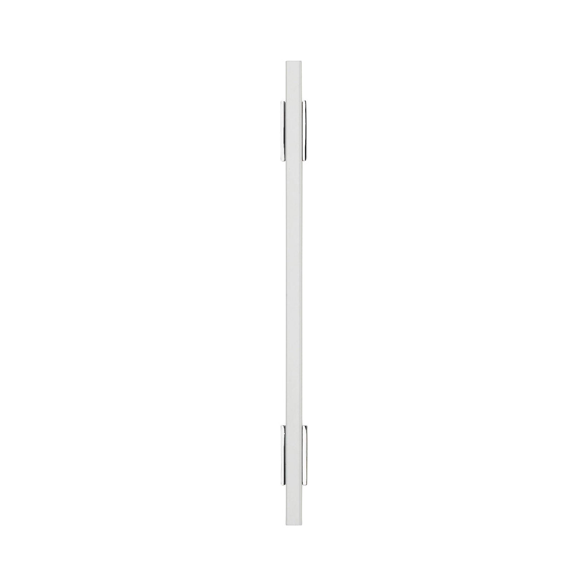 Amerock Cabinet Pull Polished Chrome/White 6-5/16 inch (160 mm) Center to Center Urbanite 1 Pack Drawer Pull Drawer Handle Cabinet Hardware