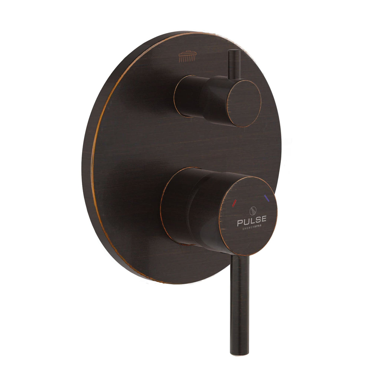 PULSE ShowerSpas 3005-RIVD-ORB Two Way Tru-Temp Pressure Balance 1/2" Rough-In Valve with Oil-Rubbed Bronze Trim Kit