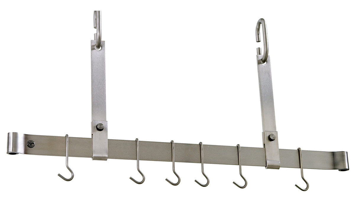 Enclume PR1154 SS 54" Adjustable Ceiling Bar w/ 12 Hooks SS