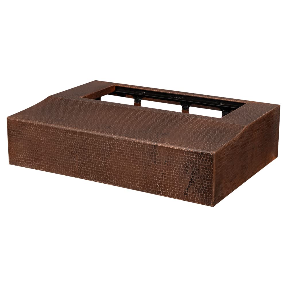 30 Inch 735 CFM Hammered Copper Under Cabinet Range Hood with Slim Baffle Filters