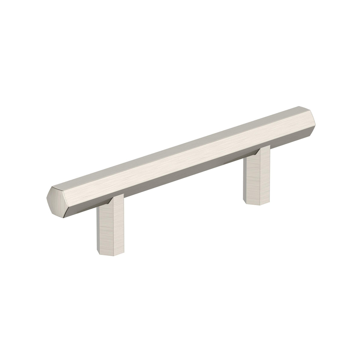 Amerock BP37365G10 Satin Nickel Cabinet Pull 3 in (76 mm) Center-to-Center Cabinet Handle Caliber Drawer Pull Kitchen Cabinet Handle Furniture Hardware
