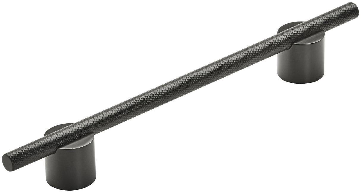 Amerock Cabinet Pull Matte Black 6-5/16 inch (160 mm) Center to Center Transcendent 1 Pack Drawer Pull Drawer Handle Cabinet Hardware