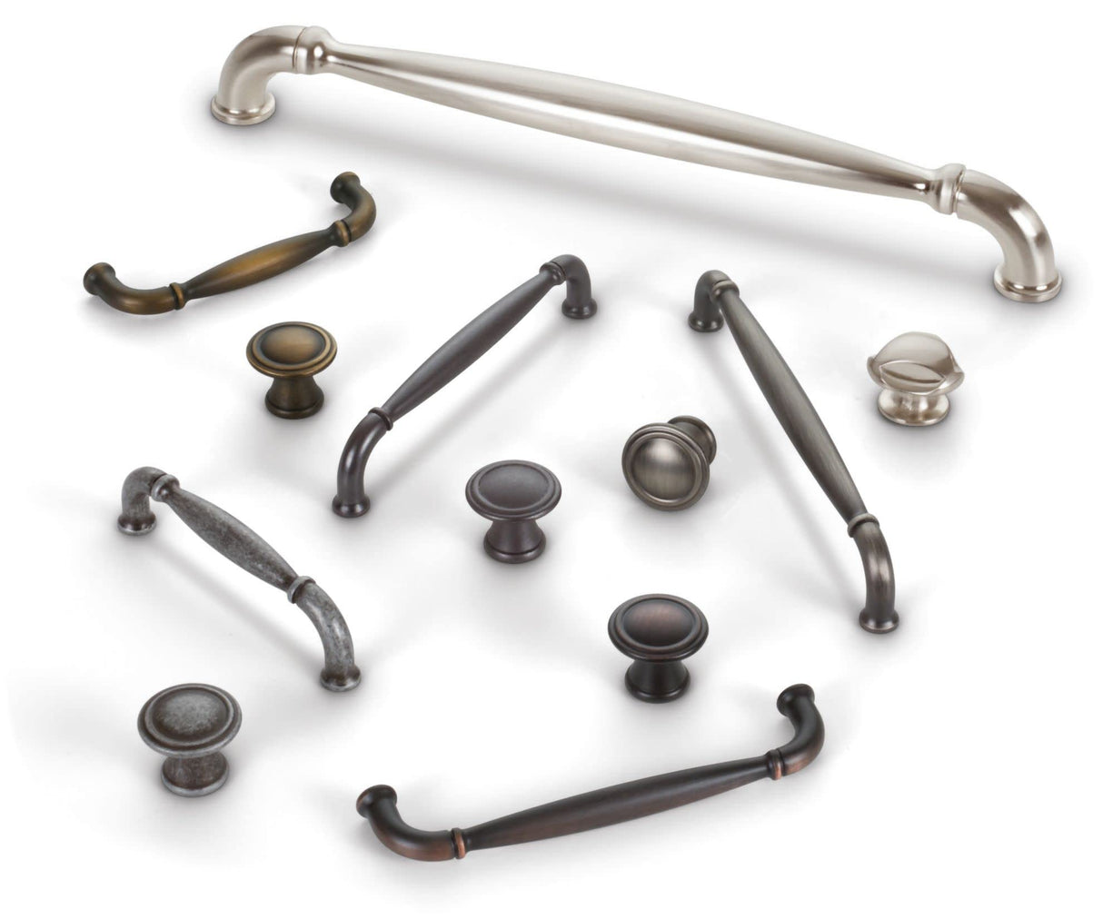 Jeffrey Alexander 737-160SN 160 mm Center-to-Center Satin Nickel Chesapeake Cabinet Pull