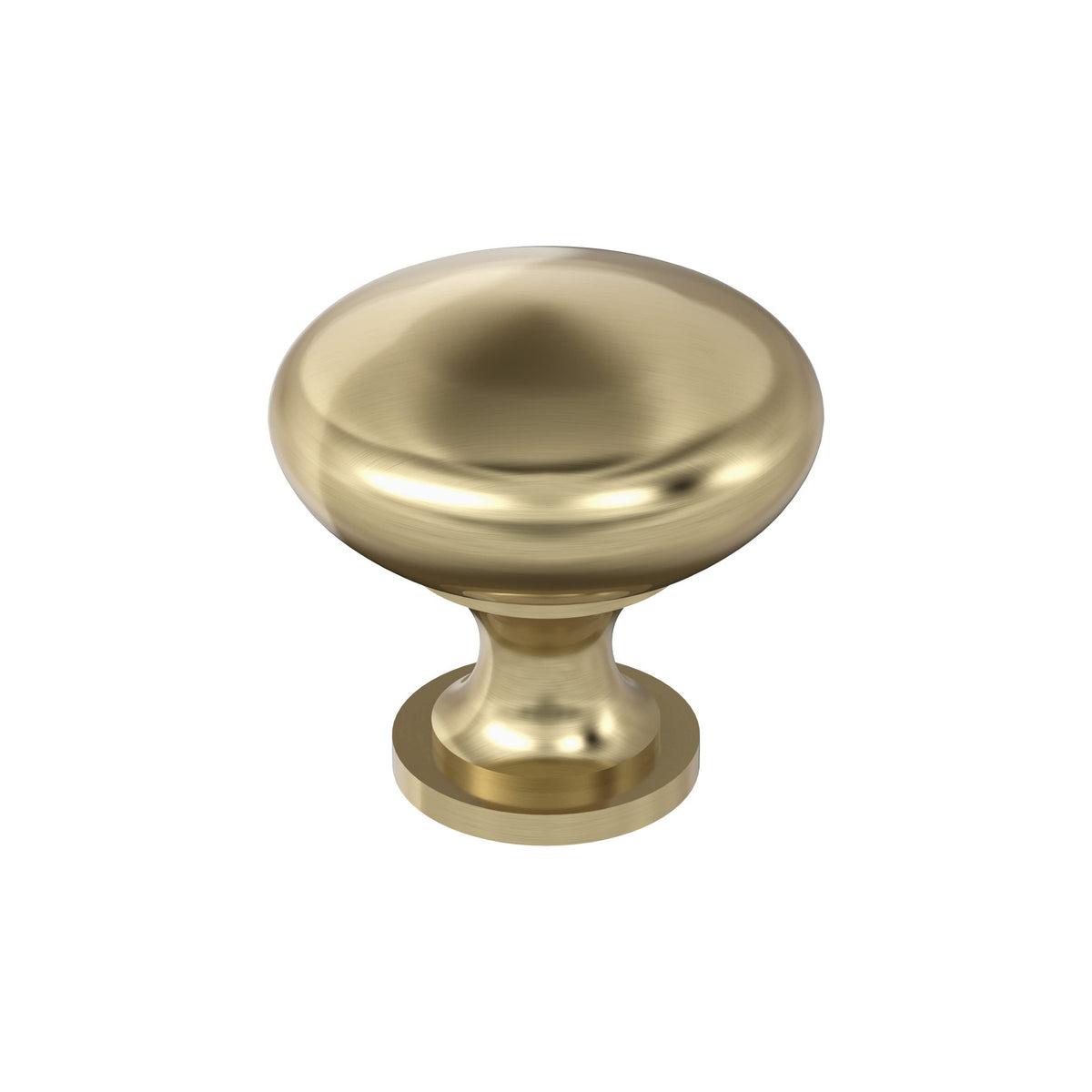 Amerock Cabinet Knob Golden Champagne 1-1/4 in (32 mm) Diameter Drawer Knob Edona Kitchen and Bathroom Cabinet Hardware Furniture Hardware