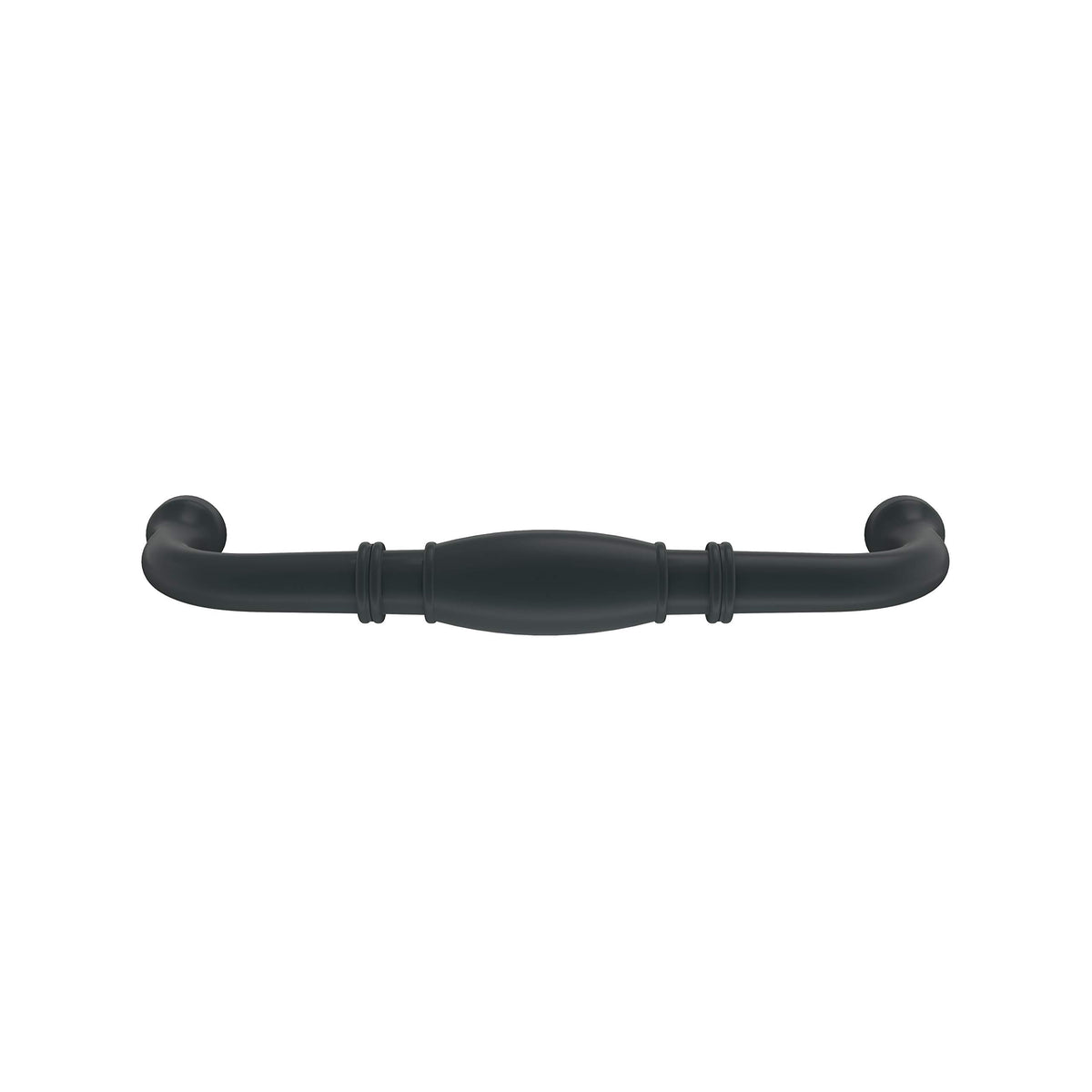 Amerock Cabinet Pull Matte Black 5-1/16 inch (128 mm) Center-to-Center Granby 1 Pack Drawer Pull Drawer Handle Cabinet Hardware