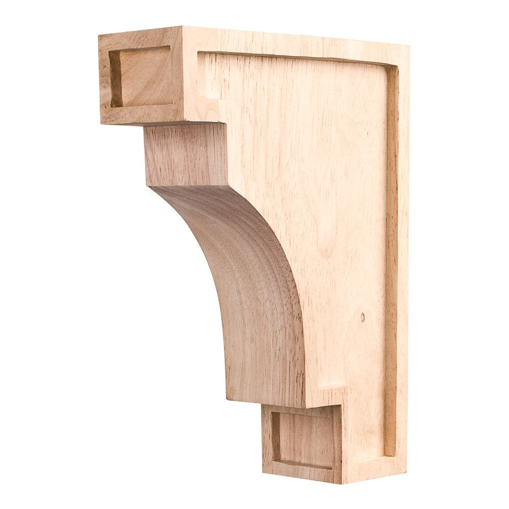 Hardware Resources COR16-BMP 2" W x 6" D x 8" H Maple Coved Arts & Crafts Corbel
