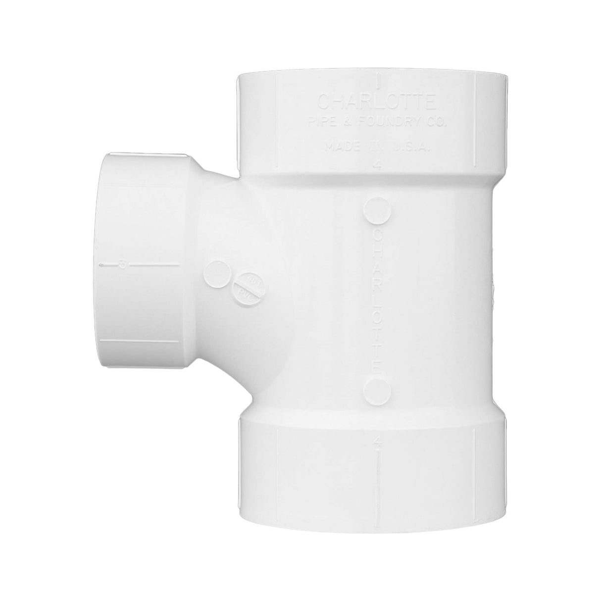CHARLOTTE PIPE 2 x 1 1/2 x 1 1/2 DWVSANITARYTEE REDUC DWV (DRAIN, WASTE AND VENT) (1 Unit Piece)