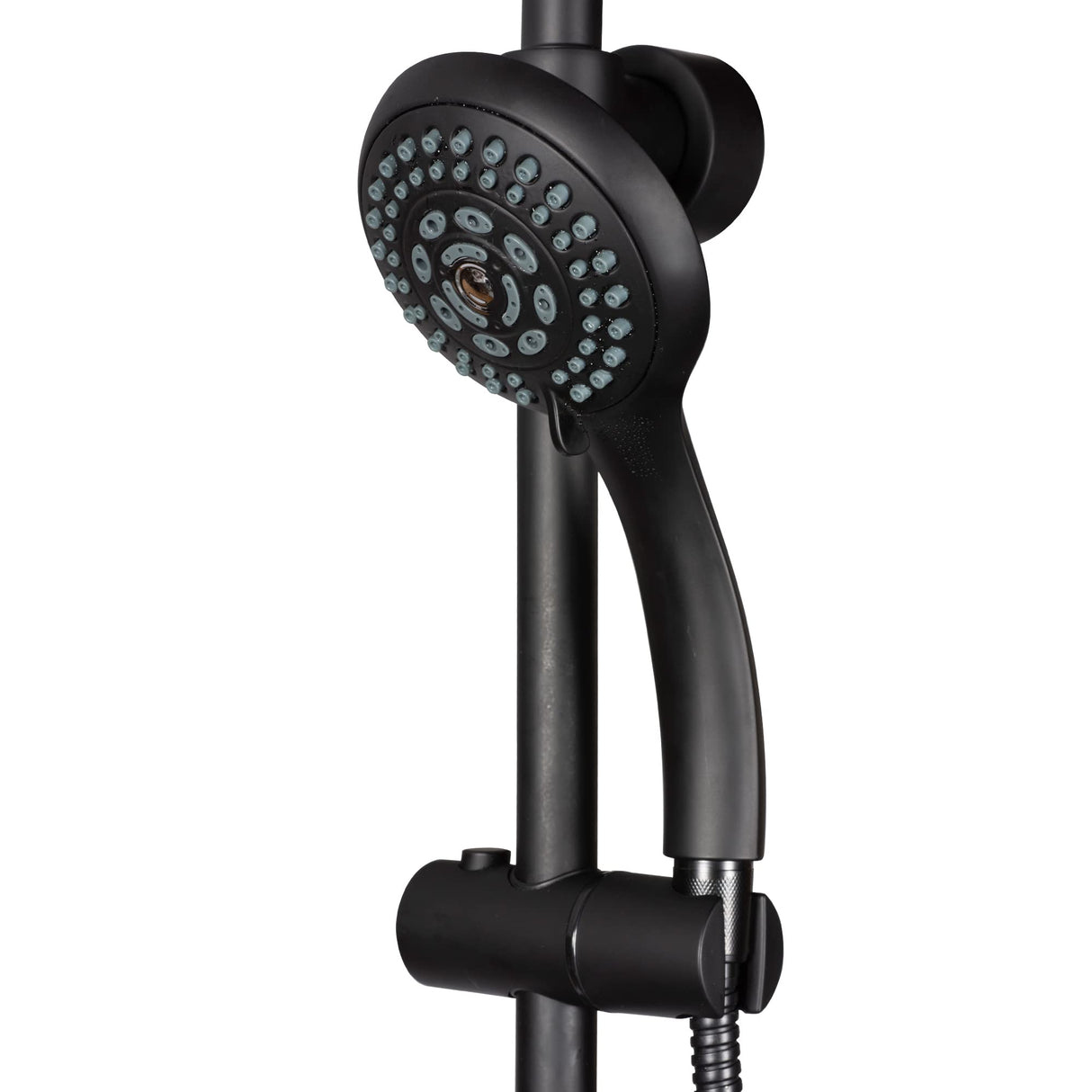 PULSE ShowerSpas 1028-MB-1.8GPM Matte Black Lanikai ShowerSpa Shower System, 1.8 GPM