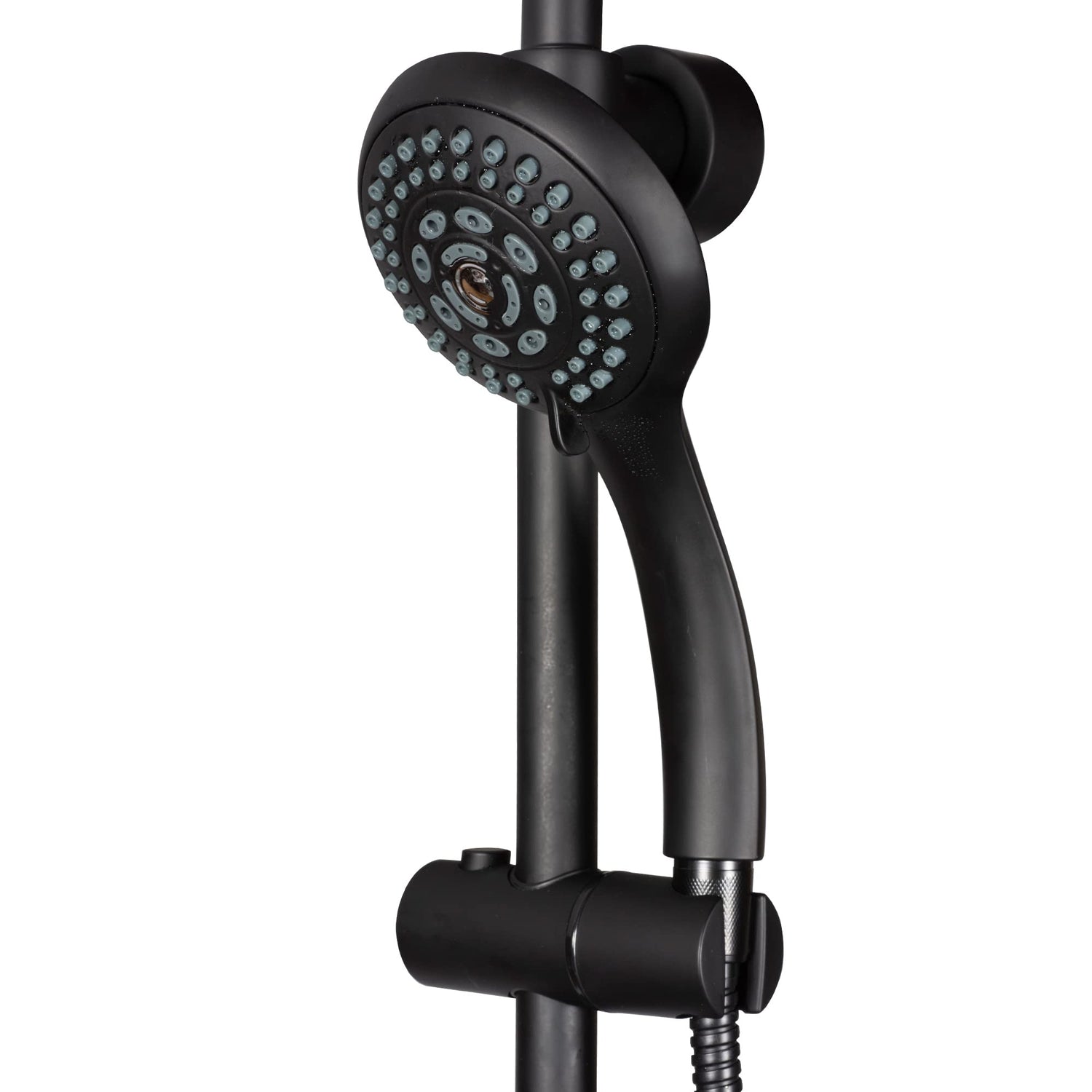 PULSE ShowerSpas 1028-MB-1.8GPM Matte Black Lanikai ShowerSpa Shower System, 1.8 GPM