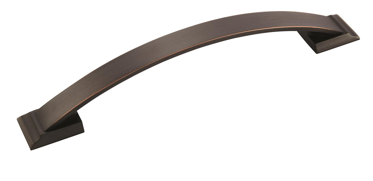 Amerock Cabinet Pull Oil Rubbed Bronze 6-5/16 inch (160 mm) Center to Center Candler 1 Pack Drawer Pull Drawer Handle Cabinet Hardware