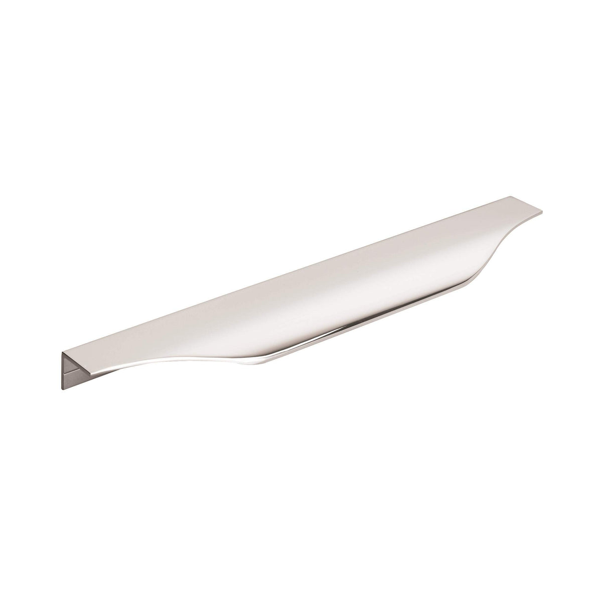 Amerock Cabinet Edge Pull Polished Chrome 8-9/16 inch (217 mm) Center to Center Aloft 1 Pack Drawer Pull Drawer Handle Cabinet Hardware