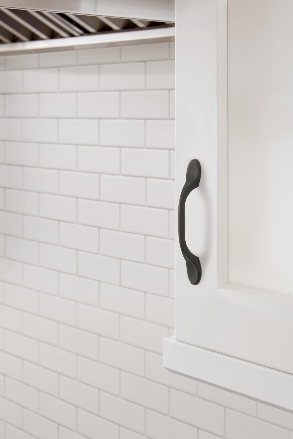 Amerock Cabinet Pull Oil Rubbed Bronze 3 inch (76 mm) Center-to-Center Ravino 1 Pack Drawer Pull Drawer Handle Cabinet Hardware