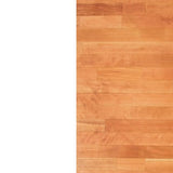 John Boos CHYKCT2425-O Finger Jointed Cherry Wood Rails Kitchen Island Butcher Block Cutting Board Counter Top with Oil Finish, 24" x 25" 1.5"