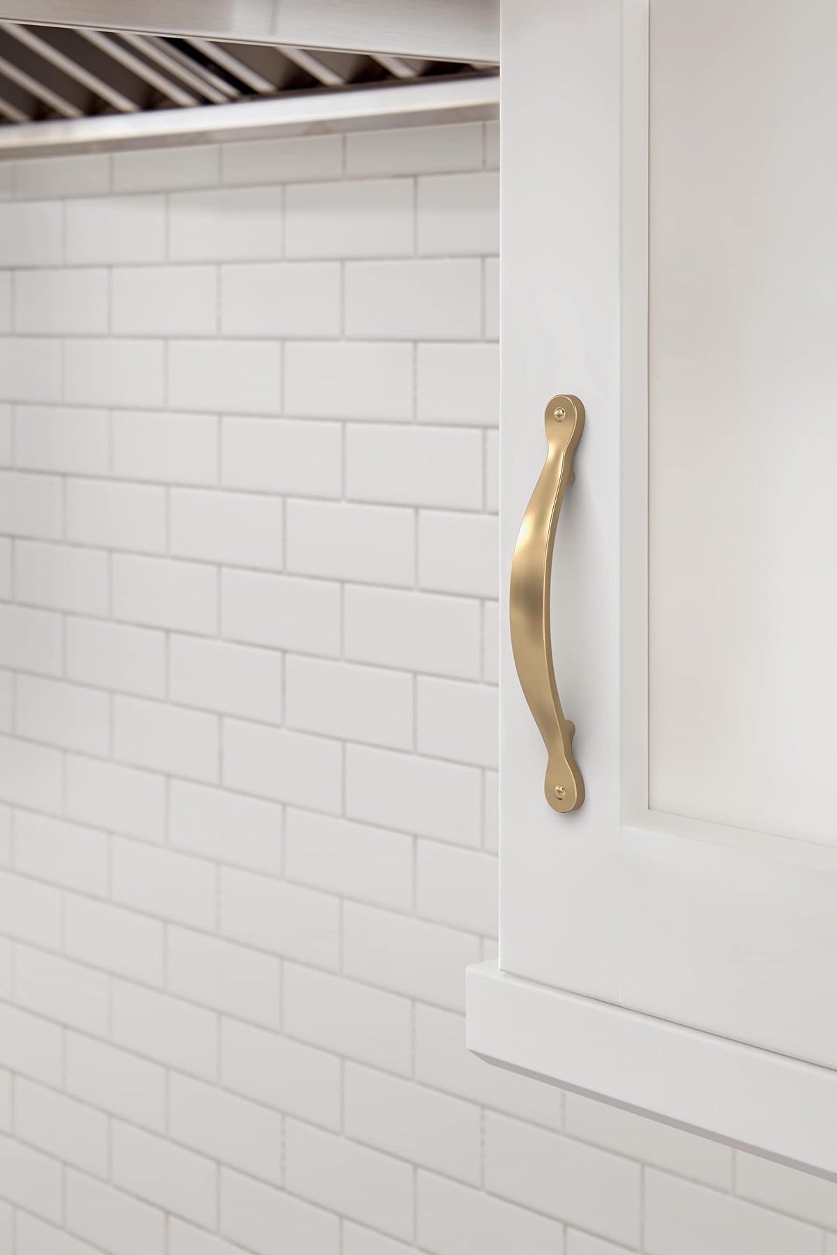 Amerock Cabinet Pull Champagne Bronze 3-3/4 in (96 mm) Center-to-Center Drawer Pull Inspirations Kitchen and Bath Hardware Furniture Hardware