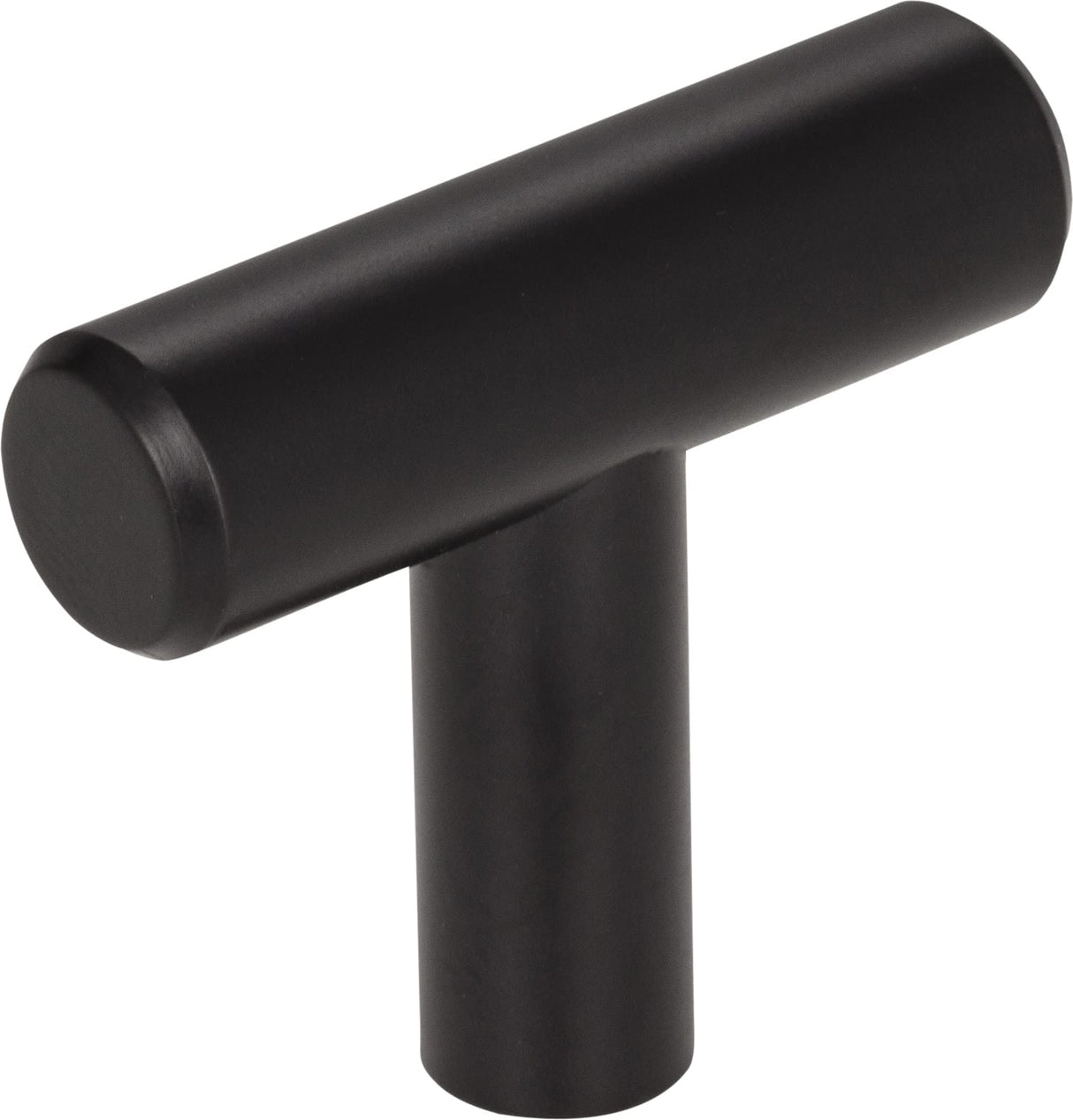 Elements 40MB 1-9/16" Overall Length Matte Black Naples Cabinet "T" Knob