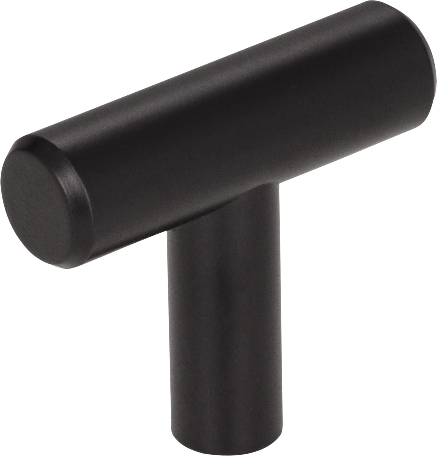 Elements 40MB 1-9/16" Overall Length Matte Black Naples Cabinet "T" Knob