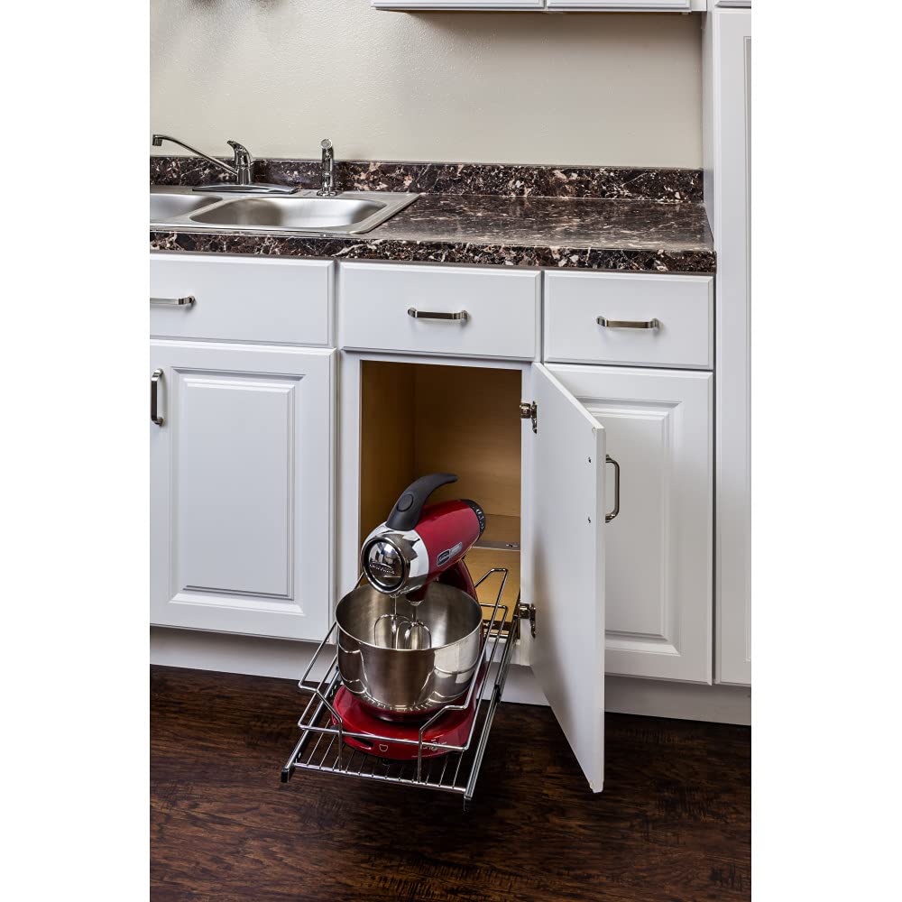 Hardware Resources MBPO15-R 12" Metal Pullout Basket