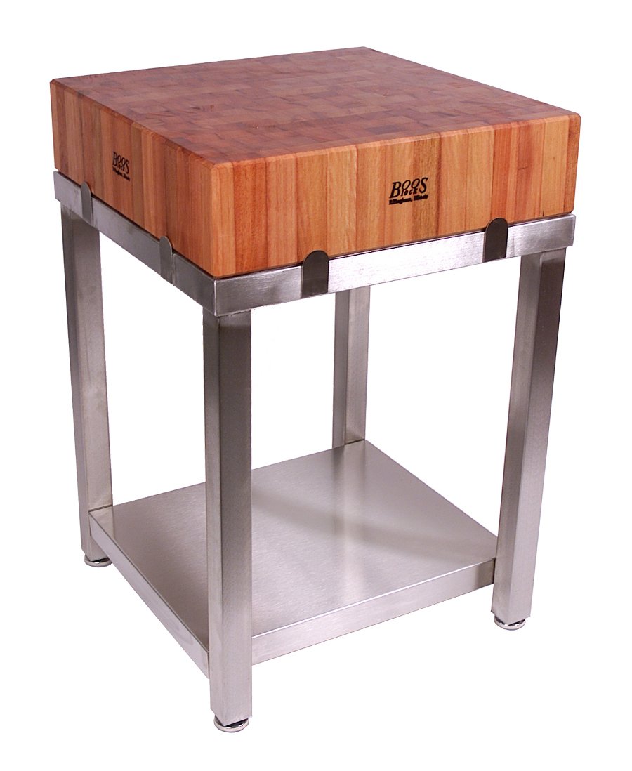 John Boos CHY-CUCLA24T Cucina Americana LaForza Kitchen Island Wood Top