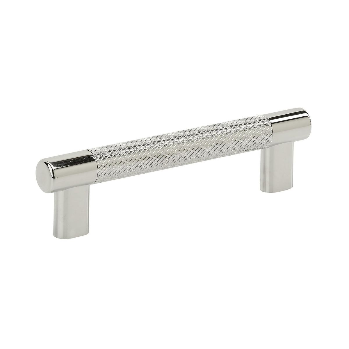 Amerock Kitchen Cabinet Pull Polished Nickel 5-1/16 in (128 mm) Center-to-Center Bronx 1 Pack Furniture Hardware Cabinet Handle Bathroom Drawer Pull
